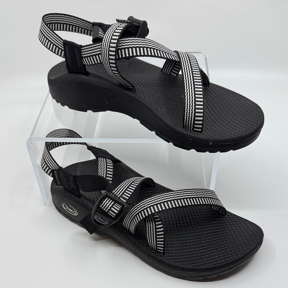 Chaco Women's Striped Black Sandals